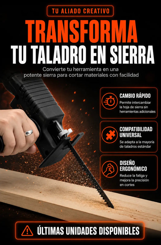 Adaptador De Sierra Portatil Taladro